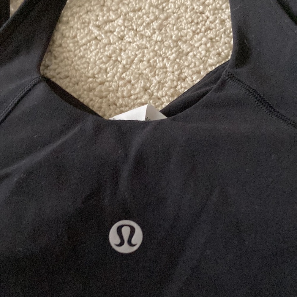 Lululemon Align Tank Black Size 4 Nulu Original Version 2020 Thin Strap Like New - Picture 4 of 7